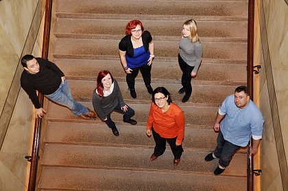 Lehrstuhlteam im WS 2014/15,
Fotografie: Katja Dohnke