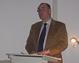 HRM Weihnachtsfeier 2007 - Prof. Becker hielt eine Rede.