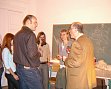 HRM Weihnachtsfeier 2007 - Lehrstuhlmitarbeiter und Studenten im Gesprch.
